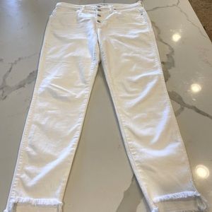 Madewell Skinny High Rise Button Front Edition